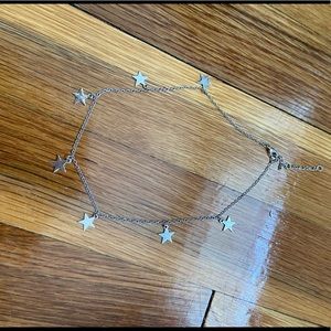 Silver star choker